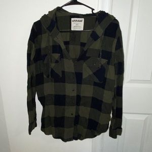 Garage Hooded Flannel